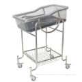 Manual Mobile Baby Tray , Pediatric Hospital Infant Nursing Beds